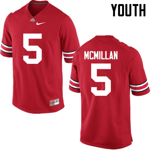 Youth Ohio State Buckeyes #5 Raekwon McMillan College Football Jerseys Game-Red